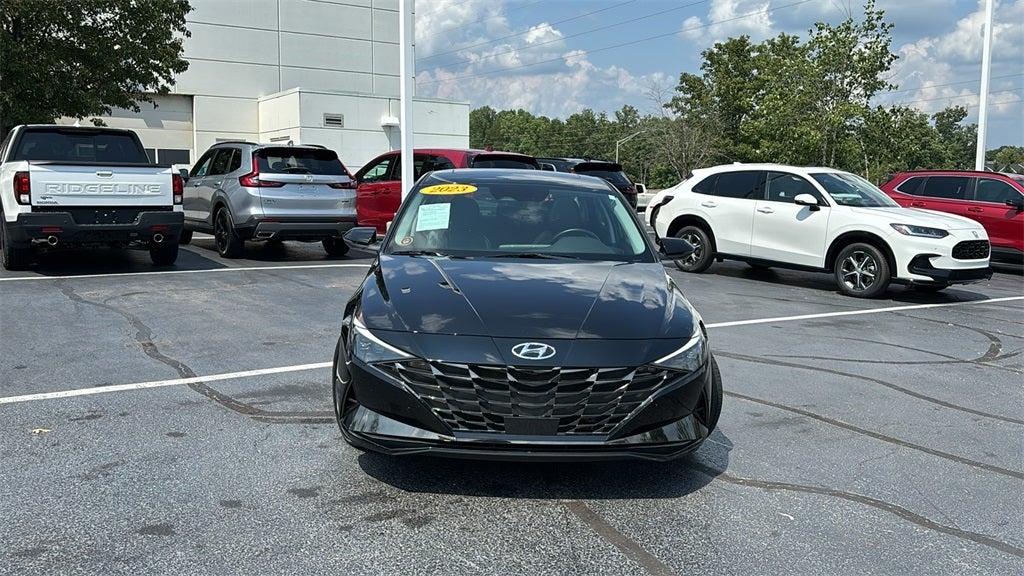 Used 2023 Hyundai Elantra Limited with VIN KMHLN4AJ0PU034600 for sale in Bloomington, IN